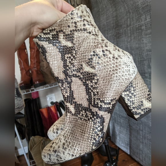 Free People snake print leather boots - Picture 12 of 15
